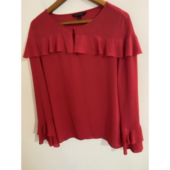 Banana Republic Red Blouse Size M - Picture 3 of 6